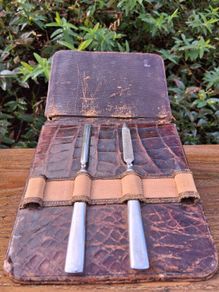Rare Art Deco Sterling Silver Scalpel/Manicure Set