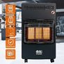 Portable Gas Heater Indoor Mobile Foldable 4.2kW Regulator Set Image 3