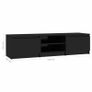 TV Cabinet Chipboard 140cm - Free Delivery Nationwide Image 9
