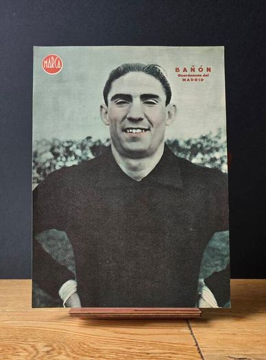 12 Original Real Madrid MARCA Player Posters  1945 Vintage Football