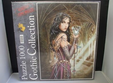 SALE!  Clementoni - Puzzle 1000 - Gothic Collection - The name Of The Rose - by artist Victoria Frances
