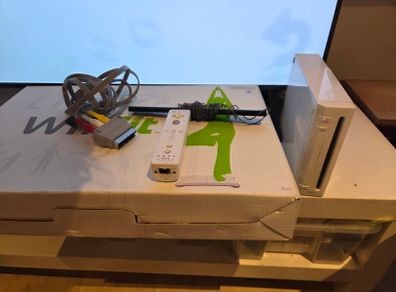 wii with wii fit board