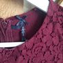 Dress girls burgundy size 6 years Image 2