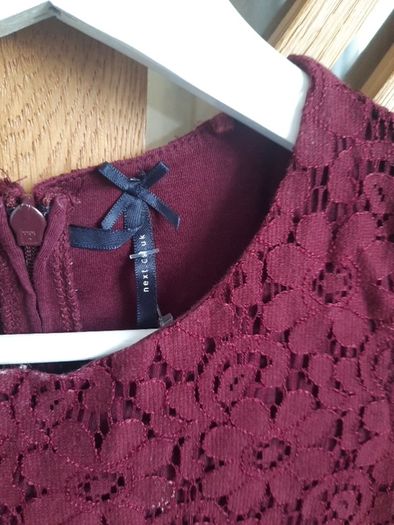 Dress girls burgundy size 6 years