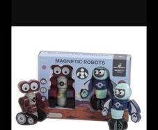 stem magnetic toy robot
