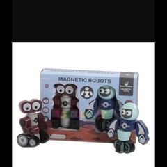 stem magnetic toy robot