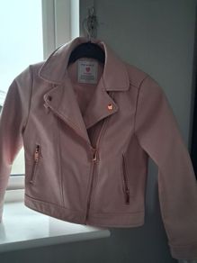Girl's faux leather jacket