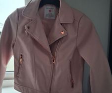 Girl's faux leather jacket