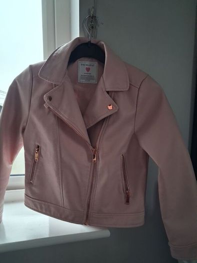 Girl's faux leather jacket