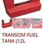 Boat transom portable fuel tank Image 4