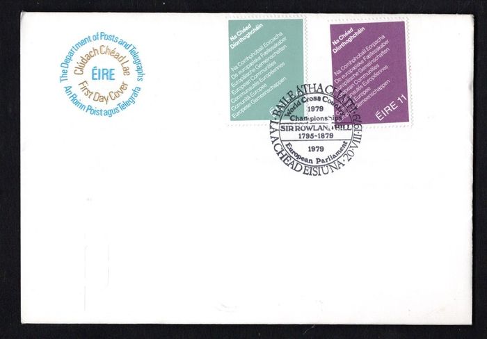 1979 Ireland Events European Parliamentary Elections Commemorative Stamps Addressed Post & Telegraph First Day Cover (FDC)