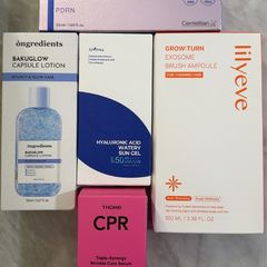 Korean skincare and hair care new