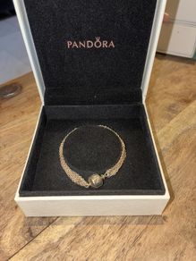 Pandora Silver chain Charm bracelet