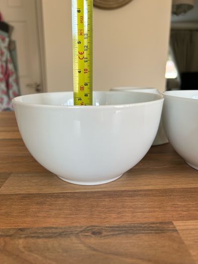 3 BNWOT White Dartington Noodle/Rice Bowls