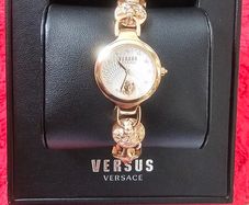 Brand New GENUINE  Versace Women's Watch - Luxury Gold Edition (Unwanted Gift)