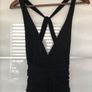 Stunning Black Gown by Laundry Cross Back size 10 Image 2