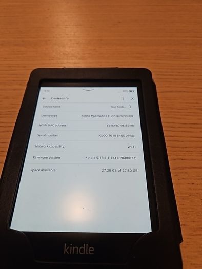 Kindle Paperwhite 10th Gen without Ads