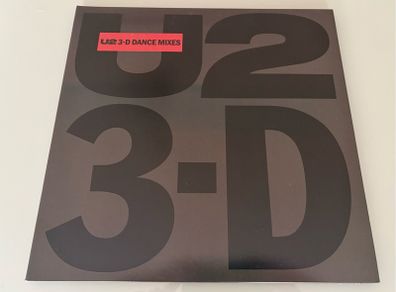 U2 - 3-D Dance Mixes (When Love Comes to Town). Three track EP with all previously unreleased tracks. With two black and white prints, and a bi-fold poster. Mint and like new - Played once.