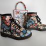 Dr Martens 1460 8 eye Sienna Miller floral flowers england vintage UK6 EU39 US 8 Image 4