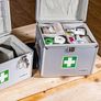 First Aid Box, Medical Box, Carrying Handle, Carry Strap, Aluminium, 40 x 22,5 x 20,5 cm Image 7