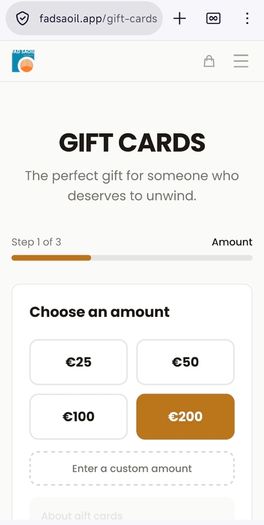 Fad Saoil Sauna Online Gift Voucher