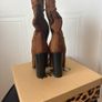 Ladies suede high-heeled boots size Uk4 Eur37 Image 7