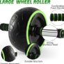 Ab Roller Wheel Workout Set with Knee Pad, Push Up Bars Abdominal Training Machine or Lose Weight, Exercise Abdominal Muscles at Gym Home Image 2
