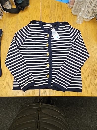 Navy and white Cardigan