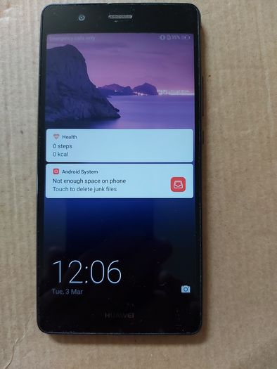 HUAWEI Mobile Phone, Model VNS-L31, Pin Locked, for Parts or repair