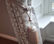 Top quality silk interlined curtains