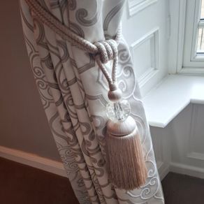 Top quality silk interlined curtains