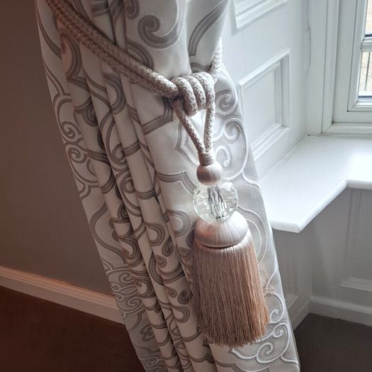 Top quality silk interlined curtains