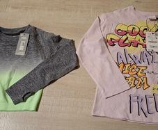 New 2 tops size 9-10 years