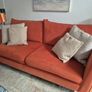 Burnt orange sofa Image 3