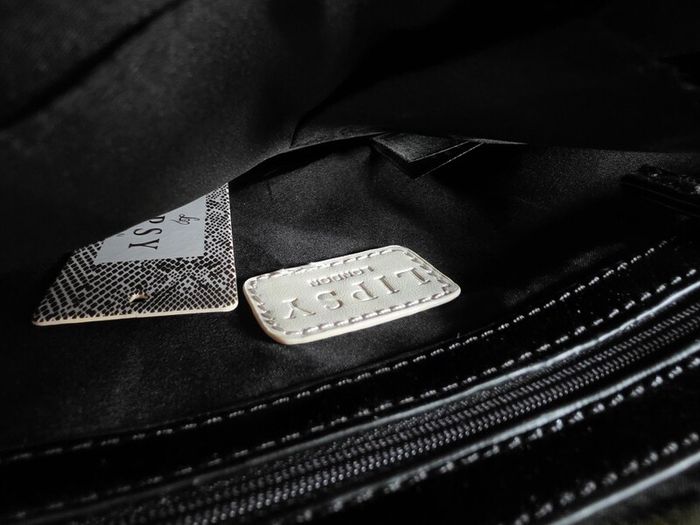 Lipsy London Black Laser Cut Bag Brand New