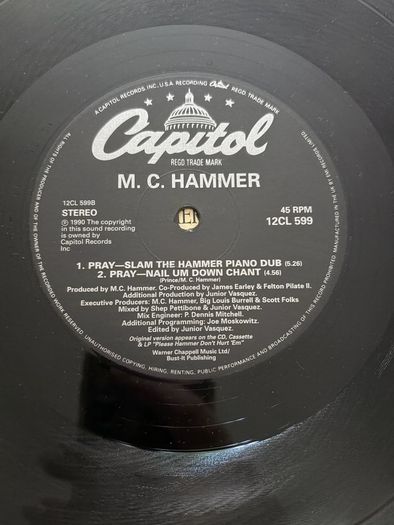 MC Hammer Pray Slam The Hammer Mix 1990