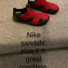 Nike sandals, size 1:5