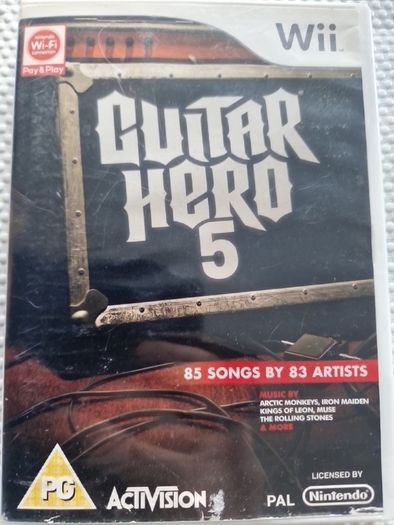 Guitar Hero 5 Nintendo Wii Games Original
