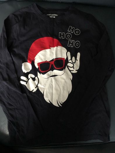Christmas top t shirt long sleeve 8-10 y jumper alternative