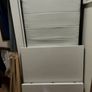 Single bed frame Malm white with mattress Image 2