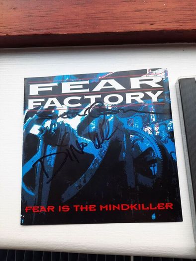 FEAR FACTORY: Fear Is The Mindkiller CD (Autographed)
