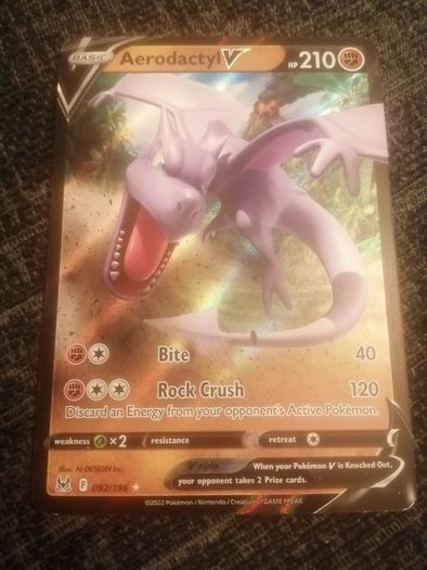 Pokemon Card Aerodactyl
