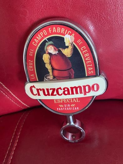 Rare Cruzcampo Beer Bar Sign