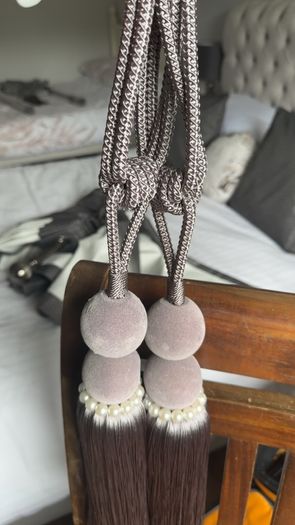 Curtain tie backs