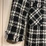 Chanel-Inspired Boucle Checkered Coat - Elegant, Timeless, Size M / 38 / 10 Image 4