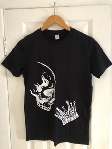 Mens Amico skull crown teeshirt size XS reduced