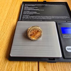 Half Sovereign Gold Ring