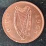 Ireland 1965 Penny coin Image 2