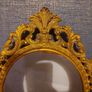 Antique Ornate Metal Mirror Image 2