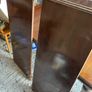 Vintage maghoney  table .  With extending  winder Image 8